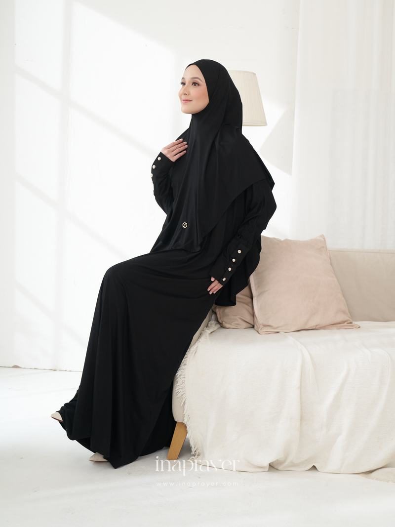 Black Madina Prayer Dress