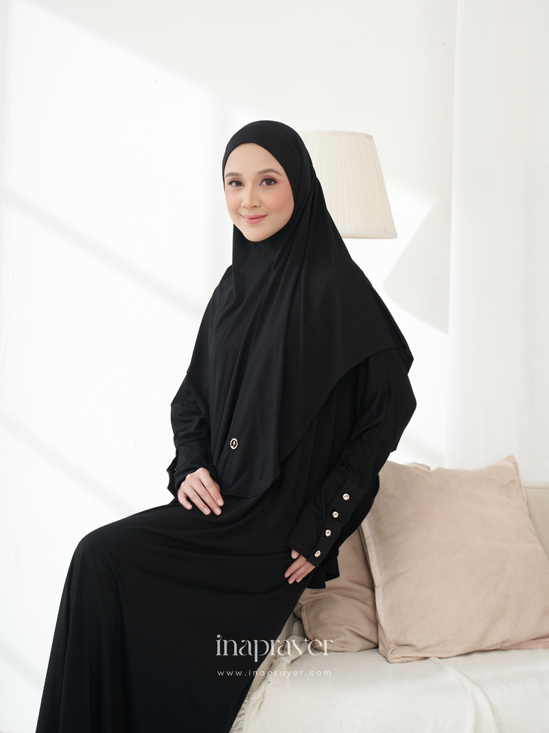 Black Madina Prayer Dress