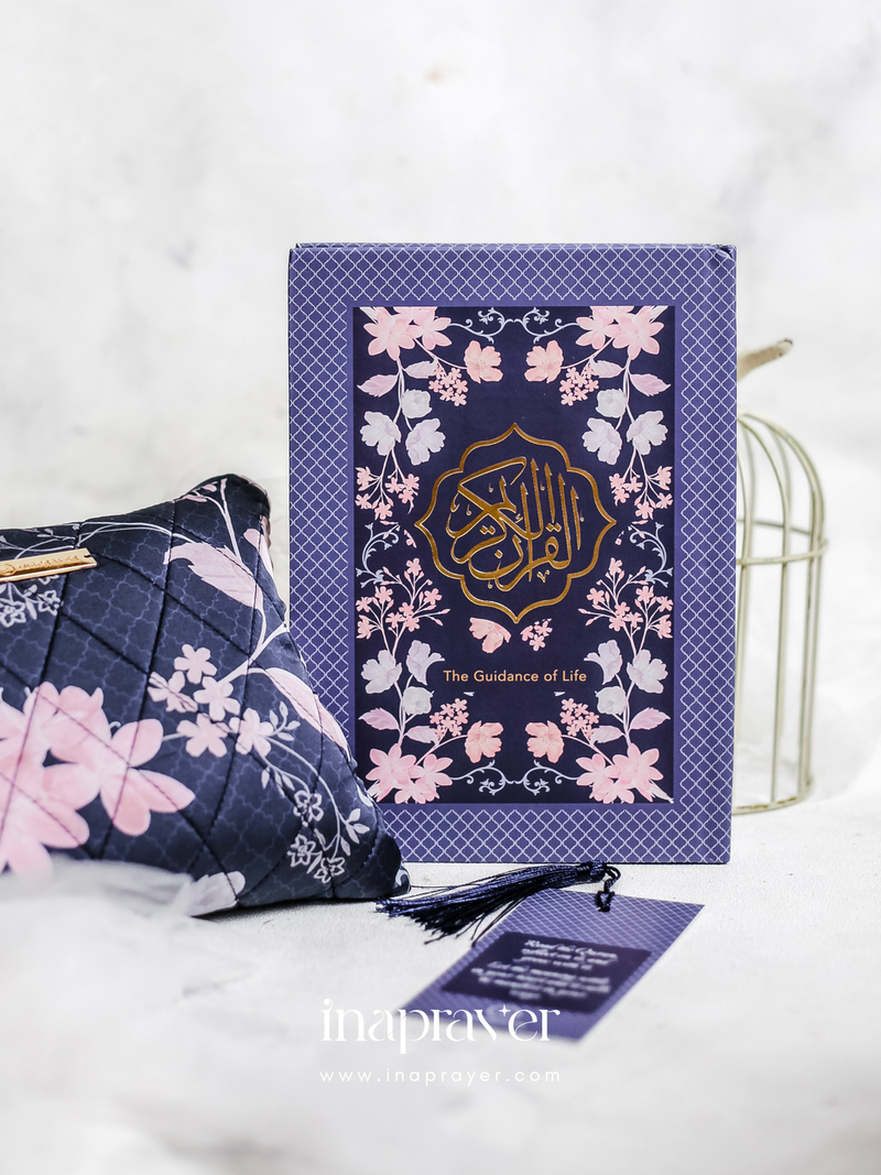 Quran Royal Blue Jasmine Blossom