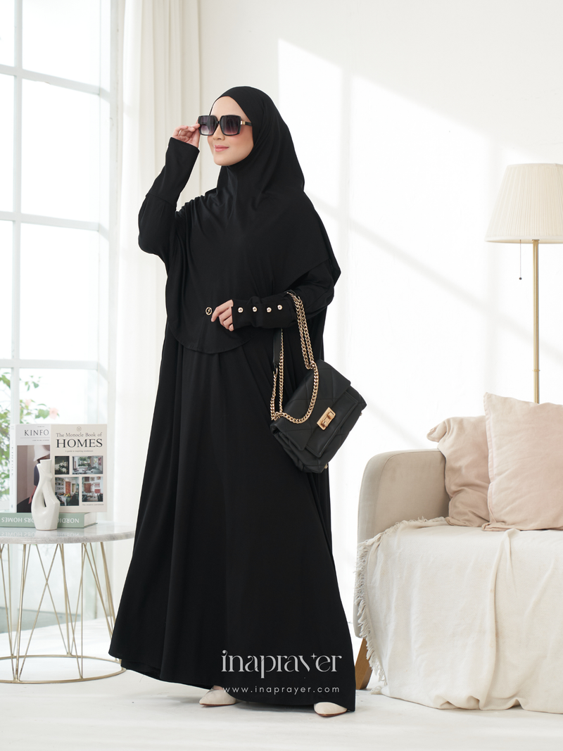 Black Madina Prayer Dress