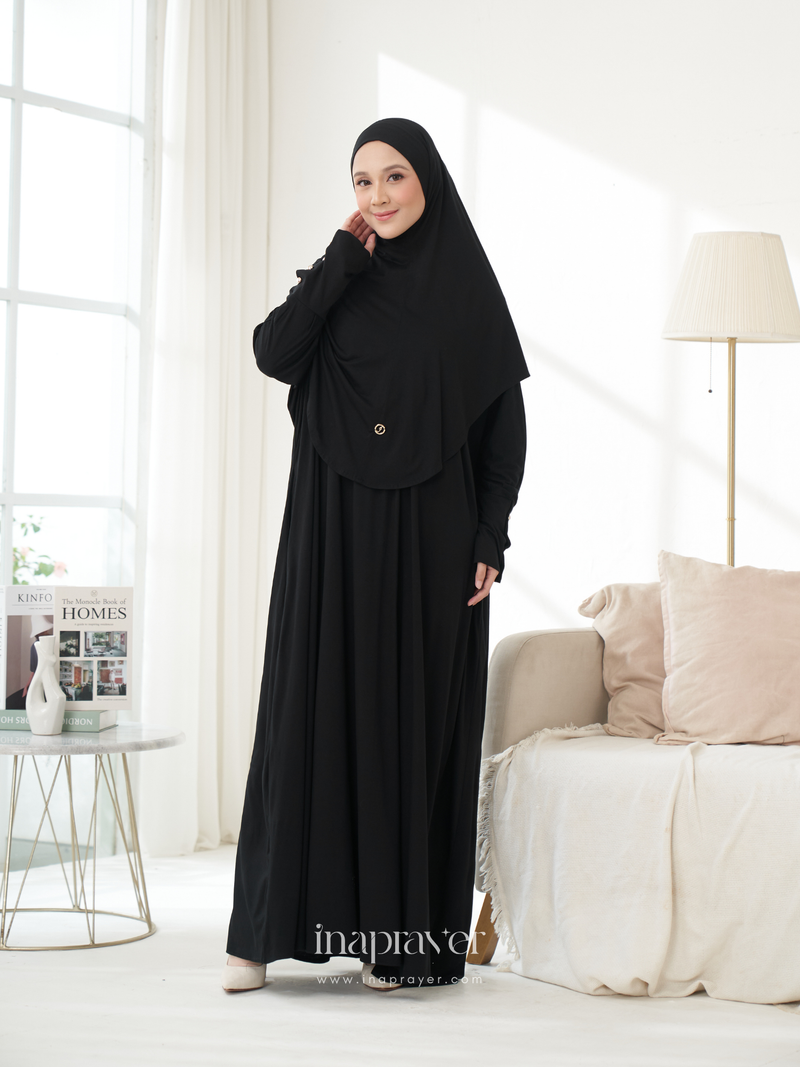 Black Madina Prayer Dress