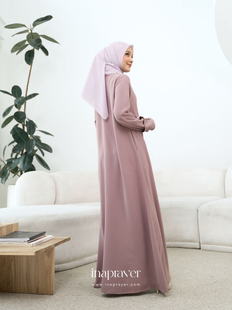 Mauve Mist LUMÉRA DRESS Umroh / Hajj