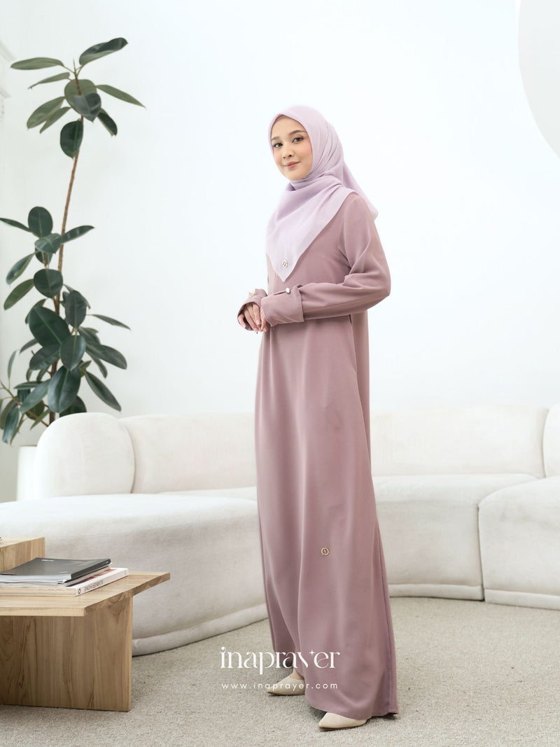 Mauve Mist LUMÉRA DRESS Umroh / Hajj