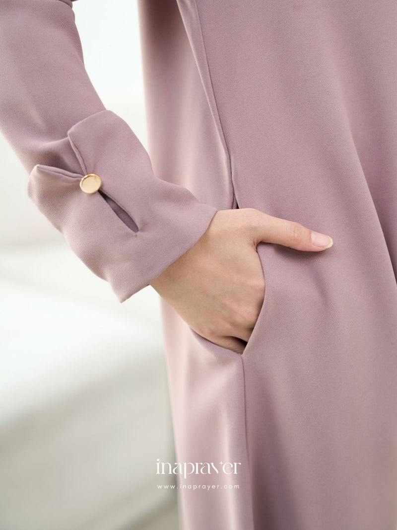 Mauve Mist LUMÉRA DRESS Umroh / Hajj