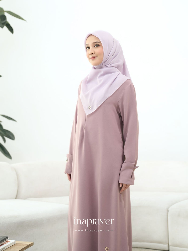 Mauve Mist LUMÉRA DRESS Umroh / Hajj