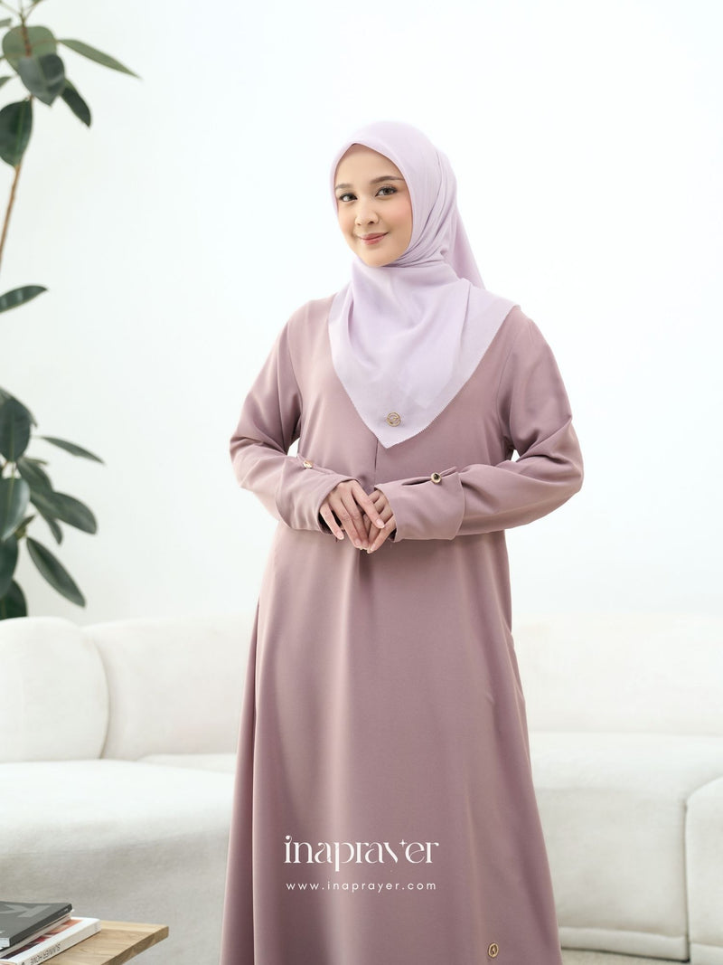 Mauve Mist LUMÉRA DRESS Umroh / Hajj