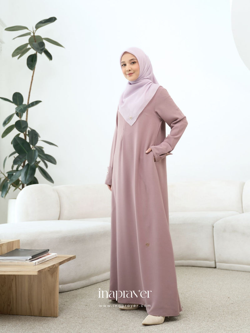 Mauve Mist LUMÉRA DRESS Umroh / Hajj