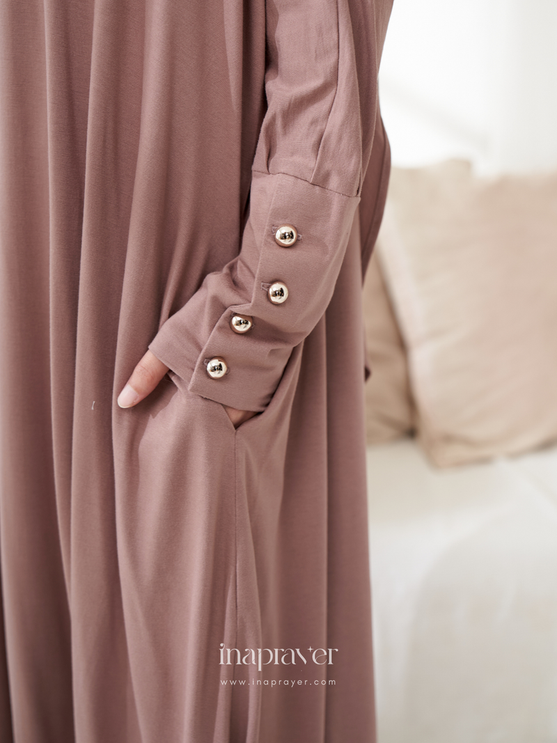 Dusty Mauve Madina Prayer Dress