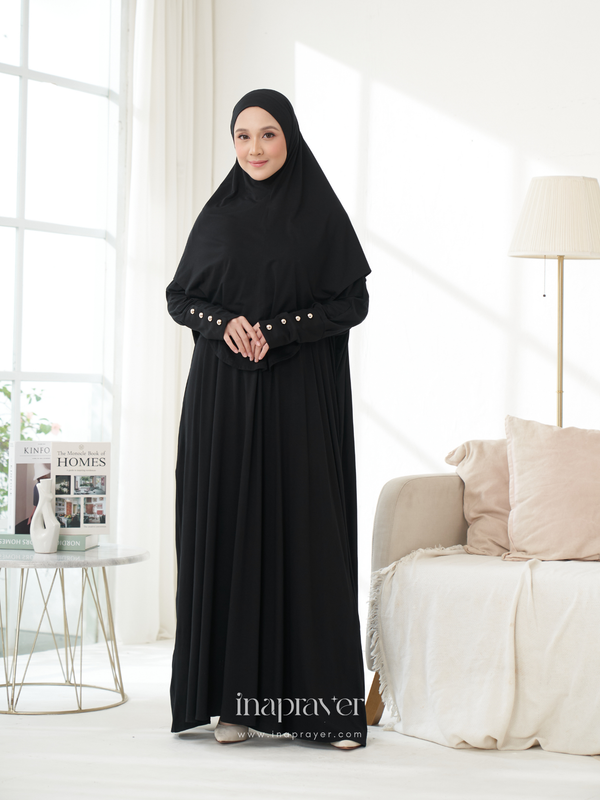 Black Madina Prayer Dress