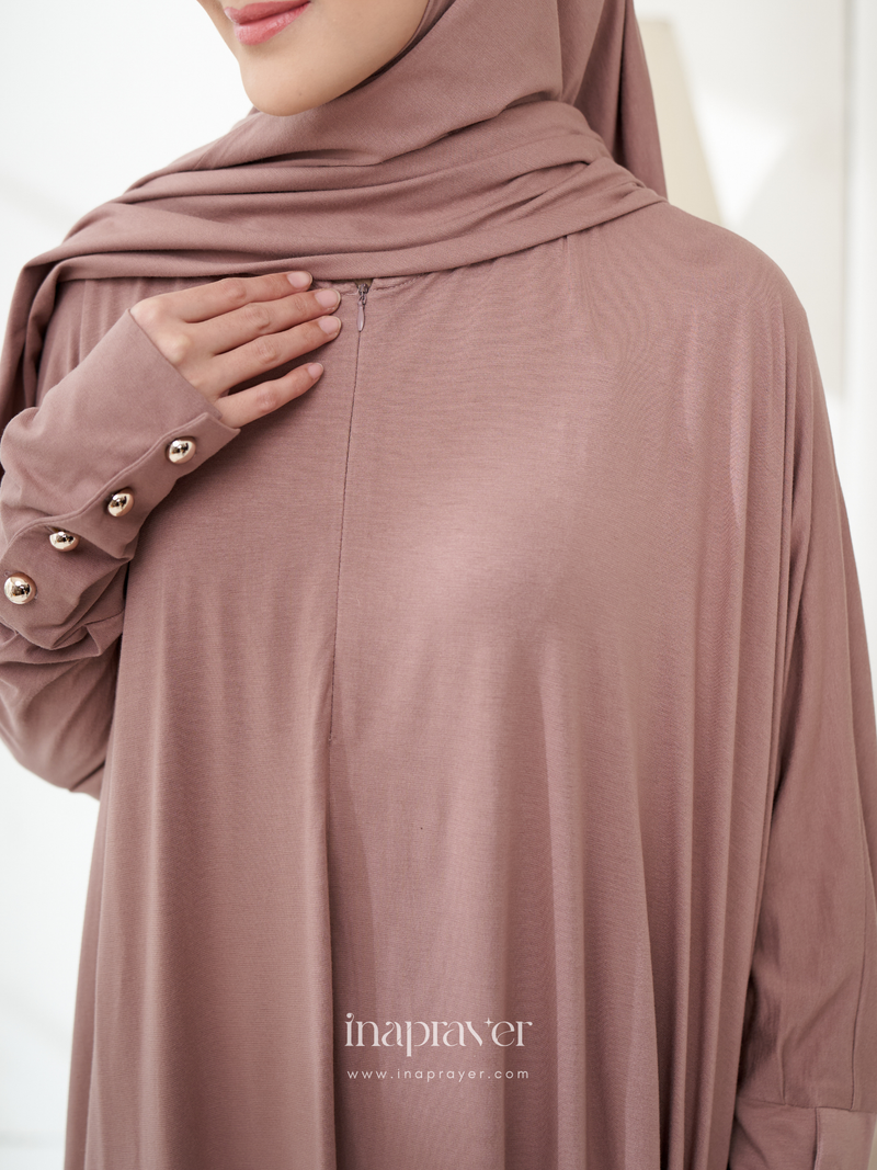 Dusty Mauve Madina Prayer Dress