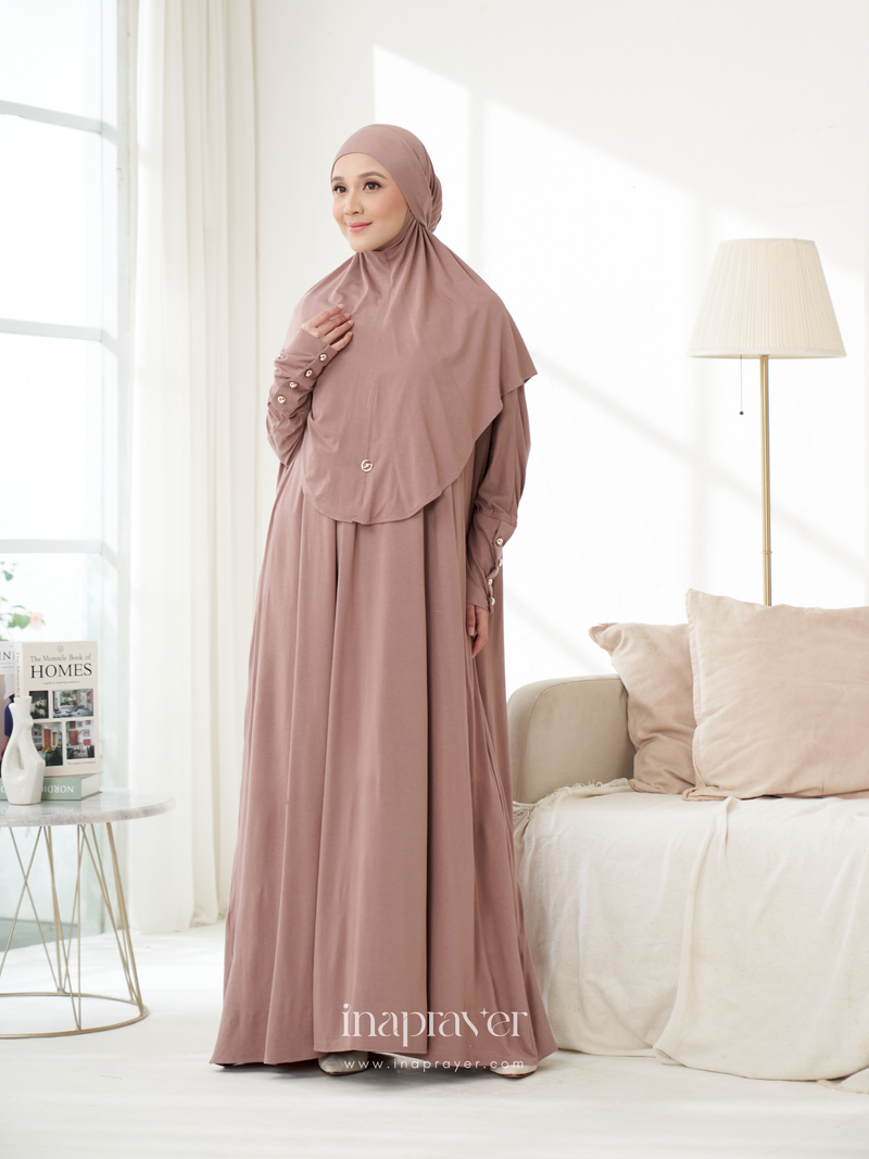 Dusty Mauve Madina Prayer Dress