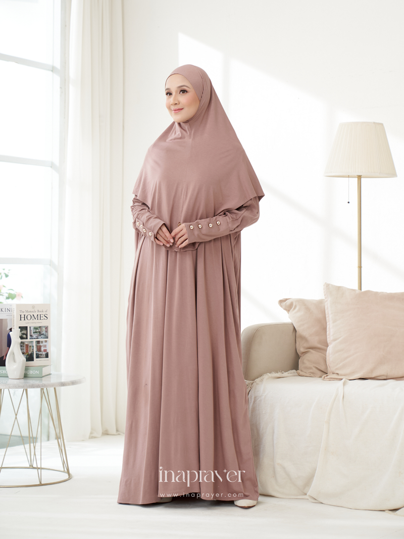 Dusty Mauve Madina Prayer Dress