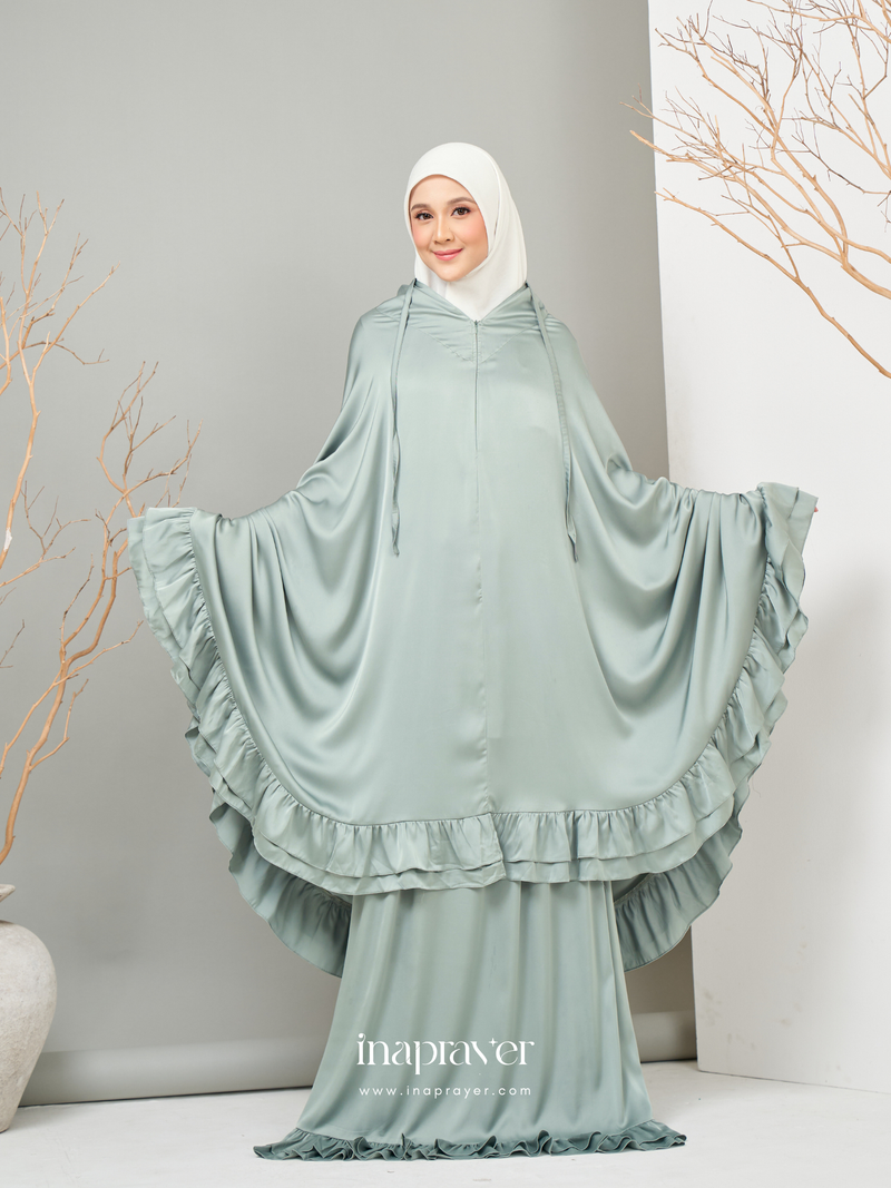 Myth Green Amelie Ruffle