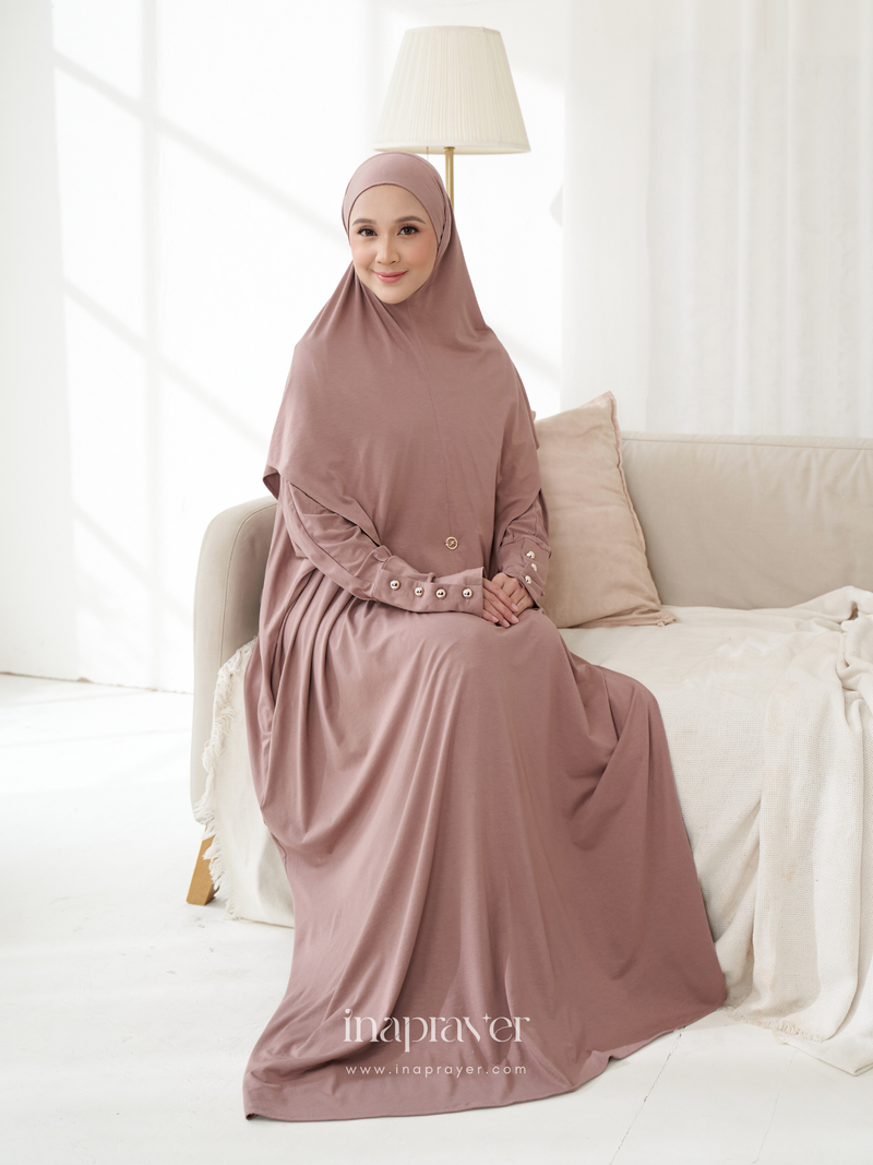 Dusty Mauve Madina Prayer Dress